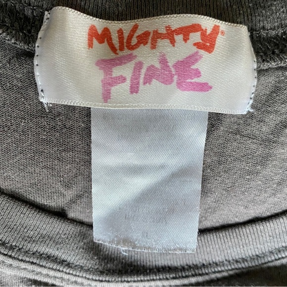 Mighty Fine Vintage TMNT ‘97 Michelangelo Long Sleeve Gray XL Shirt - Picture 2 of 3